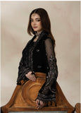 Imrozia Premium La Fiora Unstitched Luxury Chiffon 3Pc Suit I-276 ÉBÈNE