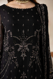 Imrozia Premium La Fiora Unstitched Luxury Chiffon 3Pc Suit I-276 ÉBÈNE