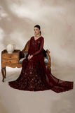 Imrozia Premium La Fiora Unstitched Luxury Chiffon 3Pc Suit I-277 AMARANTE