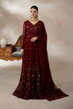 Imrozia Premium La Fiora Unstitched Luxury Chiffon 3Pc Suit I-277 AMARANTE