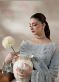 Imrozia Premium La Fiora Unstitched Luxury Chiffon 3Pc Suit I-278 AZZURA
