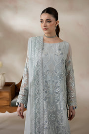 Imrozia Premium La Fiora Unstitched Luxury Chiffon 3Pc Suit I-278 AZZURA