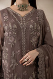 Imrozia Premium La Fiora Unstitched Luxury Chiffon 3Pc Suit I-280 OLIVEIRA