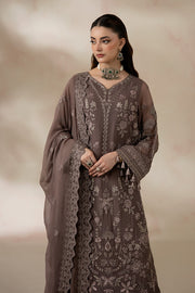 Imrozia Premium La Fiora Unstitched Luxury Chiffon 3Pc Suit I-280 OLIVEIRA