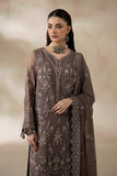 Imrozia Premium La Fiora Unstitched Luxury Chiffon 3Pc Suit I-280 OLIVEIRA