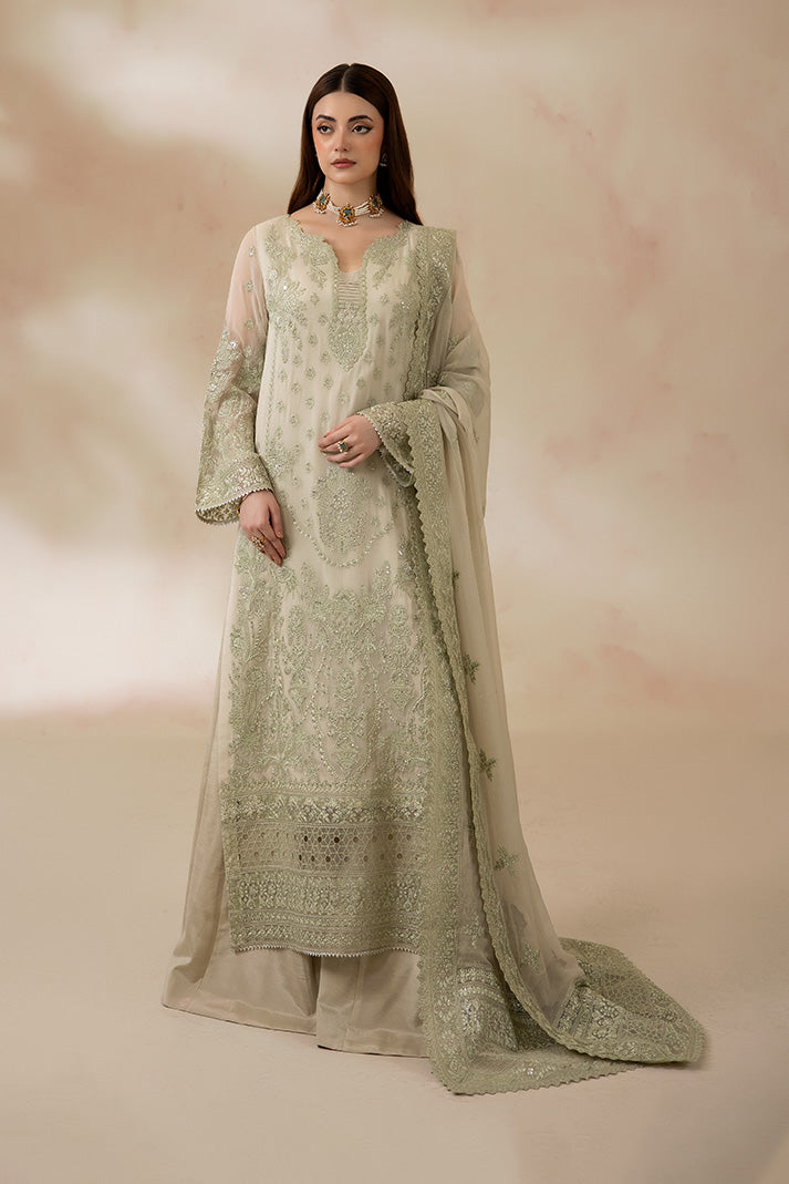 Imrozia Premium La Fiora Unstitched Luxury Chiffon 3Pc Suit I-283 VERDELLE