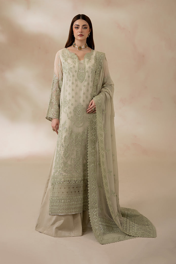 Imrozia Premium La Fiora Unstitched Luxury Chiffon 3Pc Suit I-283 VERDELLE