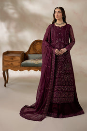 Imrozia Premium La Fiora Unstitched Luxury Chiffon 3Pc Suit I-284 RUBELLE