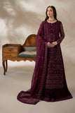 Imrozia Premium La Fiora Unstitched Luxury Chiffon 3Pc Suit I-284 RUBELLE