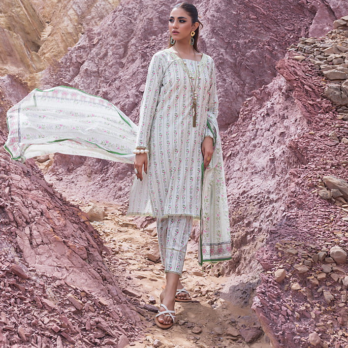 Regalia Identic Separates Vol-07 Unstitched Printed Lawn 3Pc Suit I7-04