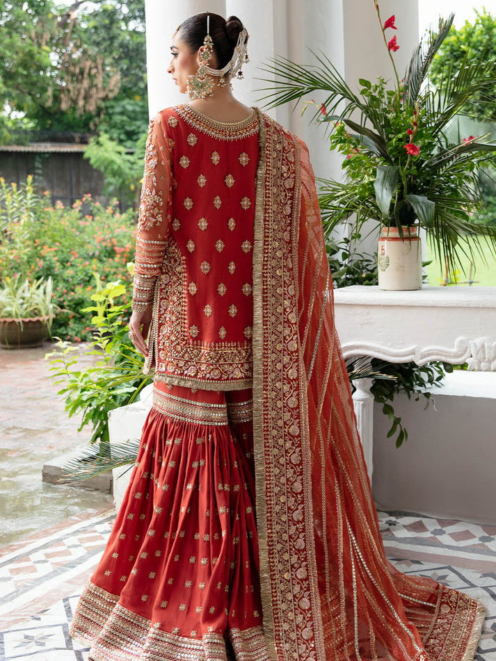 Imrozia Premium Embroidery Dastaan Unstitched Bridal Suit IB-32 Laila