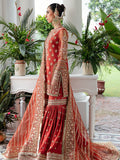 Imrozia Premium Embroidery Dastaan Unstitched Bridal Suit IB-32 Laila