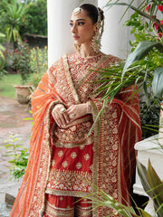 Imrozia Premium Embroidery Dastaan Unstitched Bridal Suit IB-32 Laila