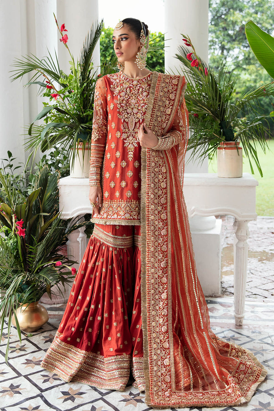 Imrozia Premium Embroidery Dastaan Unstitched Bridal Suit IB-32 Laila