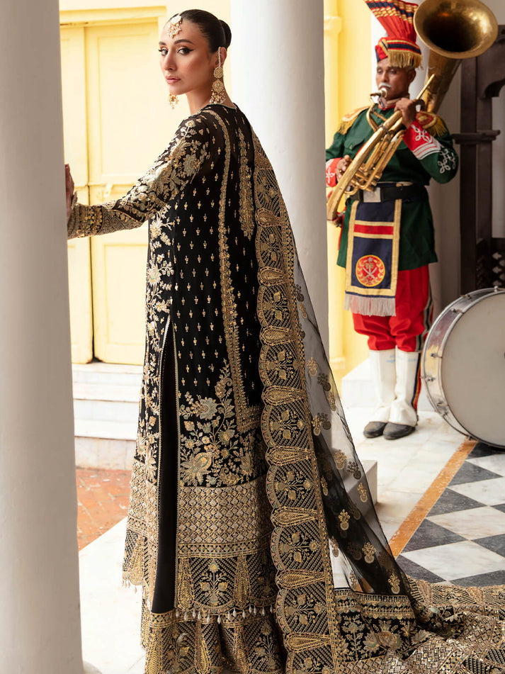 Imrozia Premium Embroidery Dastaan Unstitched Bridal Suit IB-33 Liza