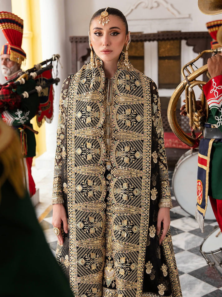 Imrozia Premium Embroidery Dastaan Unstitched Bridal Suit IB-33 Liza