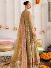 Imrozia Premium Embroidery Dastaan Unstitched Bridal Suit IB-35 Narmin