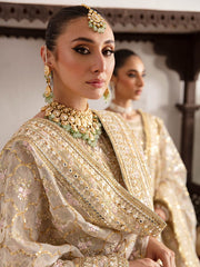 Imrozia Premium Embroidery Dastaan Unstitched Bridal Suit IB-37 Anah