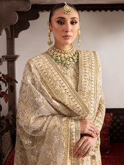 Imrozia Premium Embroidery Dastaan Unstitched Bridal Suit IB-37 Anah