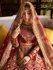 Imrozia Premium Embroidery Dastaan Unstitched Bridal Suit IB-38 Rubay