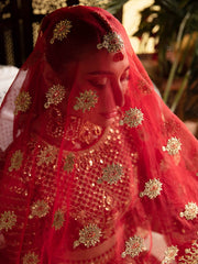 Imrozia Premium Embroidery Dastaan Unstitched Bridal Suit IB-38 Rubay