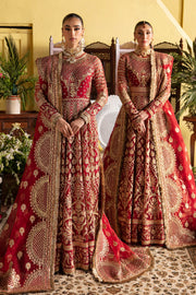 Imrozia Premium Embroidery Dastaan Unstitched Bridal Suit IB-38 Rubay