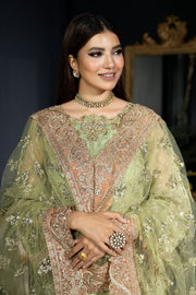 Andaaz-e-Khaas by Imrozia Premium Embroidered Organza 3Pc Suit IB-39 Azminah
