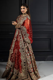 Andaaz-e-Khaas by Imrozia Premium Embroidered Net 3Pc Suit IB-47 Calla