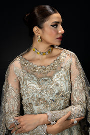 Andaaz-e-Khaas by Imrozia Premium Embroidered Net 3Pc Suit IB-48 Jaeda