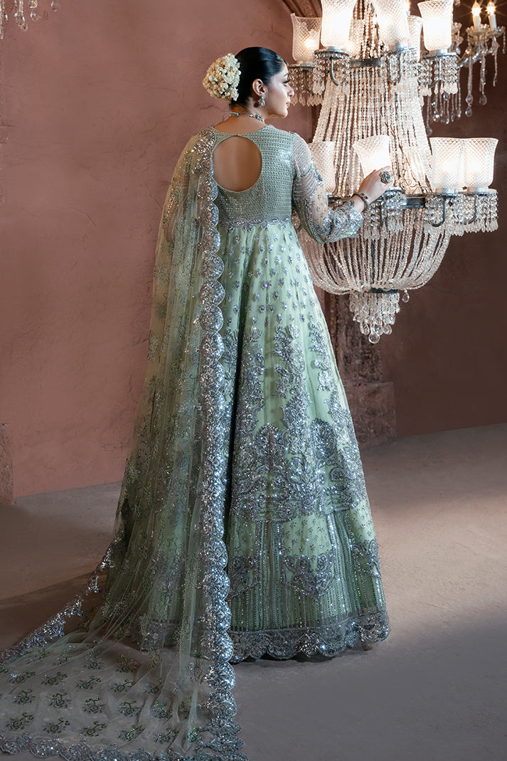 Imrozia Premium Noor-e-Naaz Bridal Unstitched Net 3Pc Suit IB-51 Мehkaam