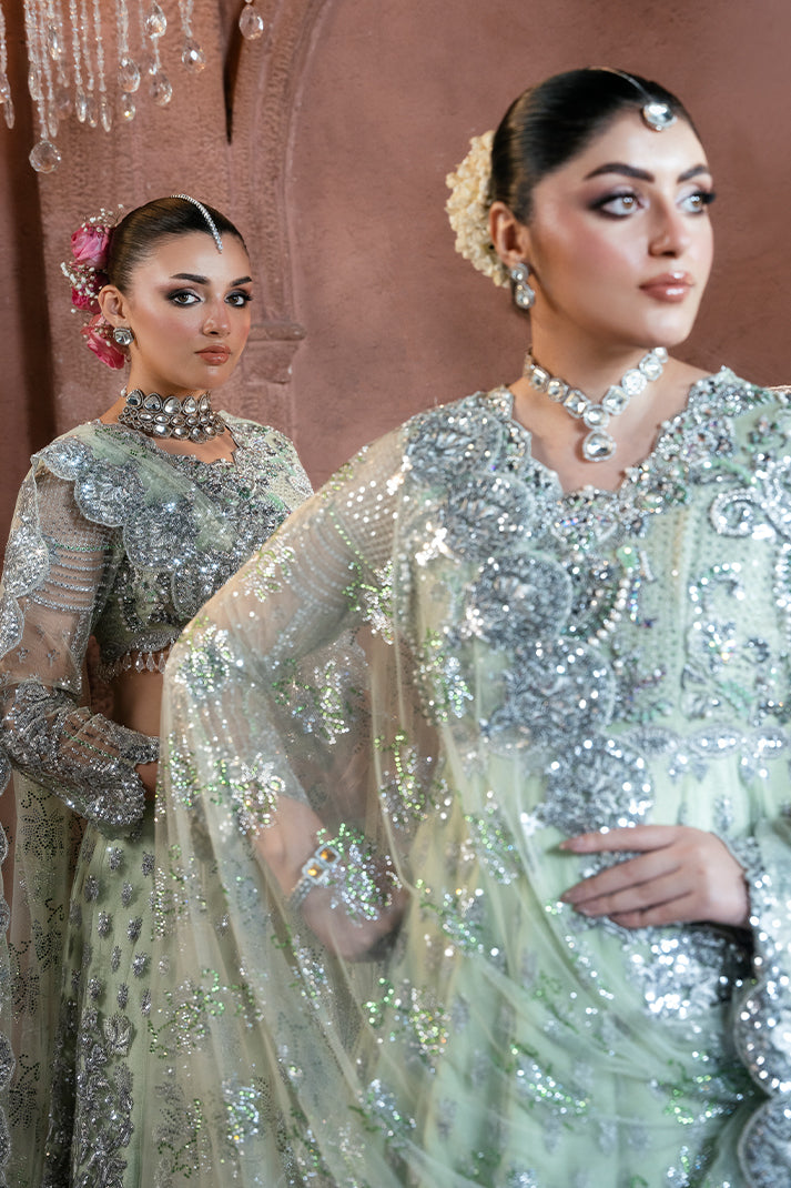 Imrozia Premium Noor-e-Naaz Bridal Unstitched Net 3Pc Suit IB-51 Мehkaam