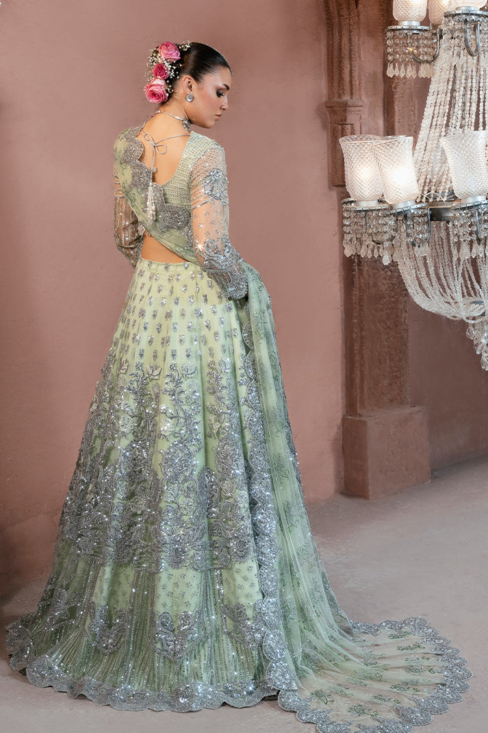 Imrozia Premium Noor-e-Naaz Bridal Unstitched Net 3Pc Suit IB-51 Мehkaam