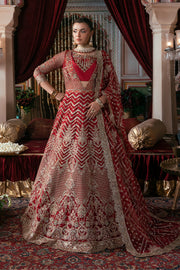 Imrozia Premium Noor-e-Naaz Bridal Unstitched Net 3Pc Suit IB-54 Zeenat