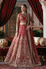 Imrozia Premium Noor-e-Naaz Bridal Unstitched Net 3Pc Suit IB-54 Zeenat