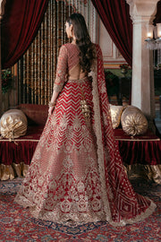 Imrozia Premium Noor-e-Naaz Bridal Unstitched Net 3Pc Suit IB-54 Zeenat