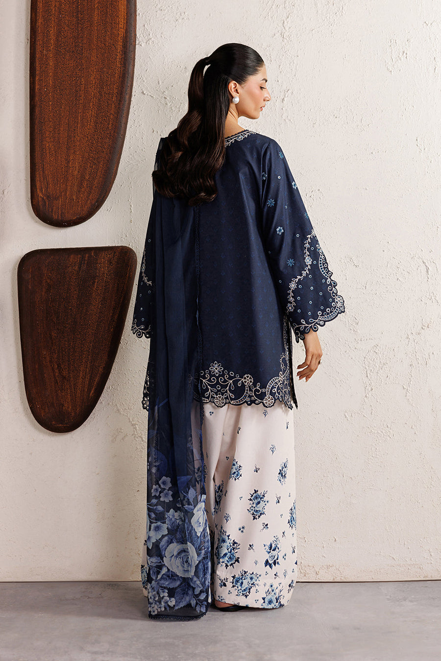 IZNIK Festive Lawn Unstitched Embroidered 3Pc Suit IBE-02