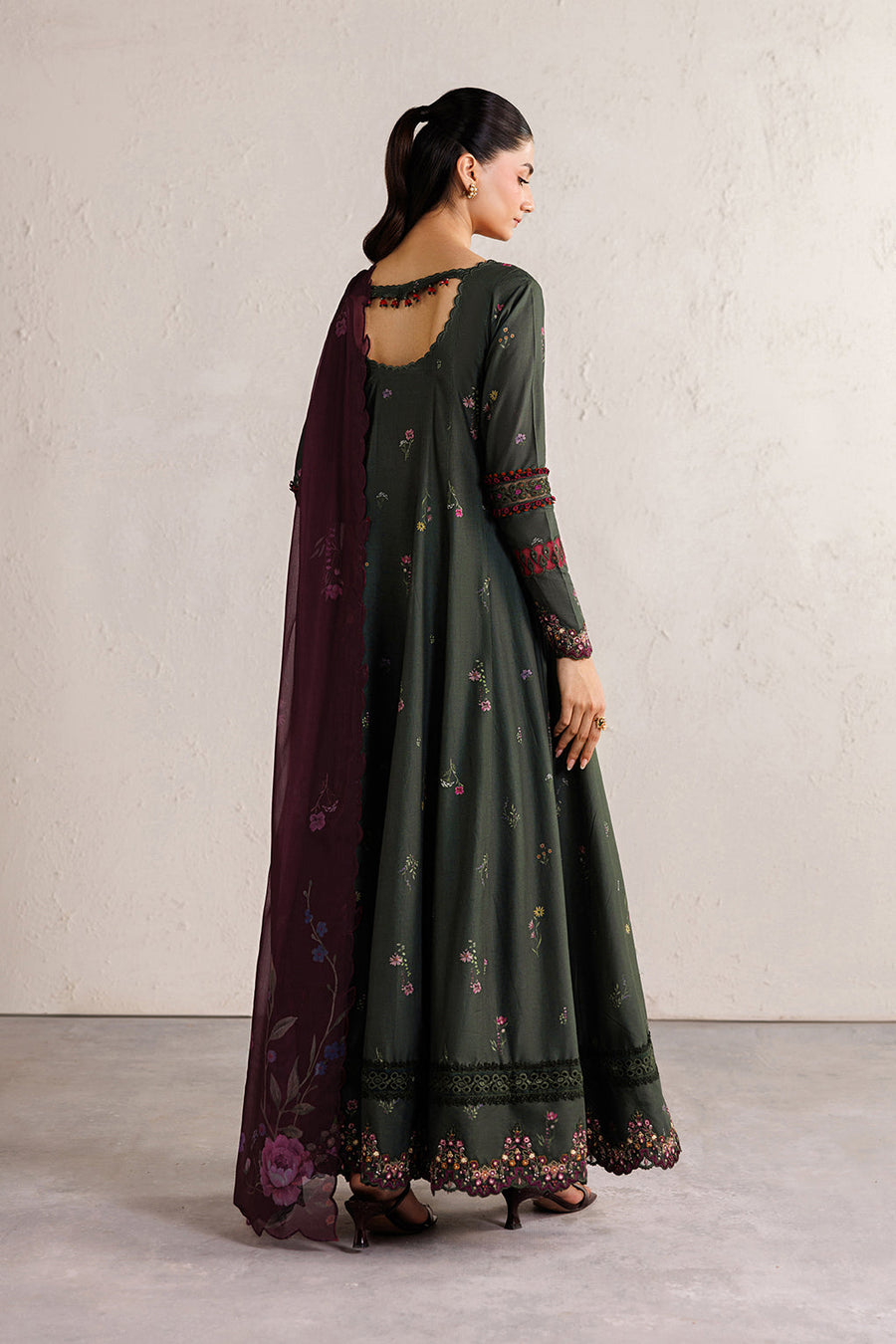 IZNIK Festive Lawn Unstitched Embroidered 3Pc Suit IBE-03