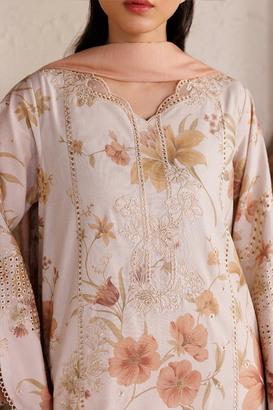 IZNIK Festive Lawn Unstitched Embroidered 3Pc Suit IBE-05
