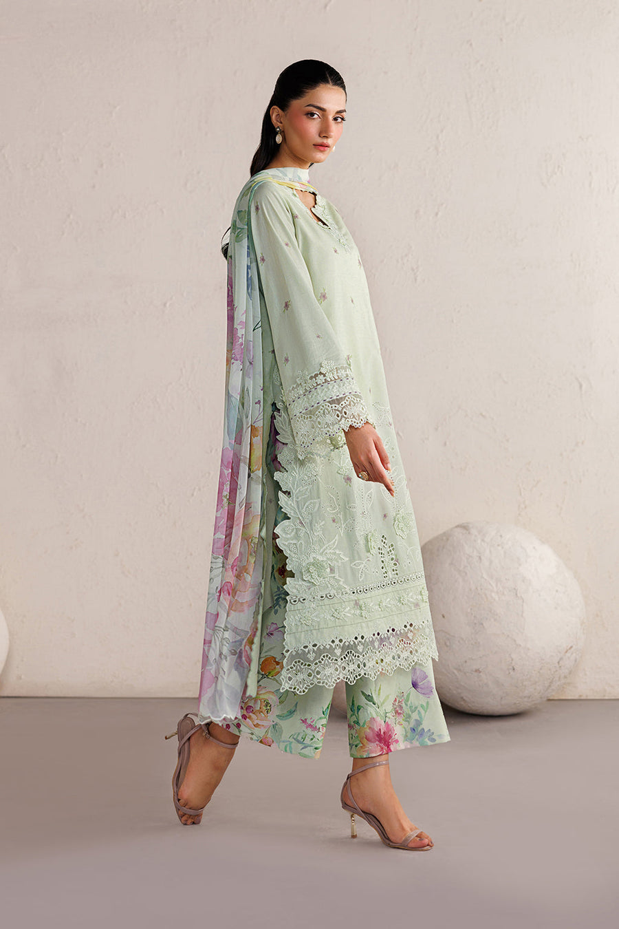 IZNIK Festive Lawn Unstitched Embroidered 3Pc Suit IBE-06