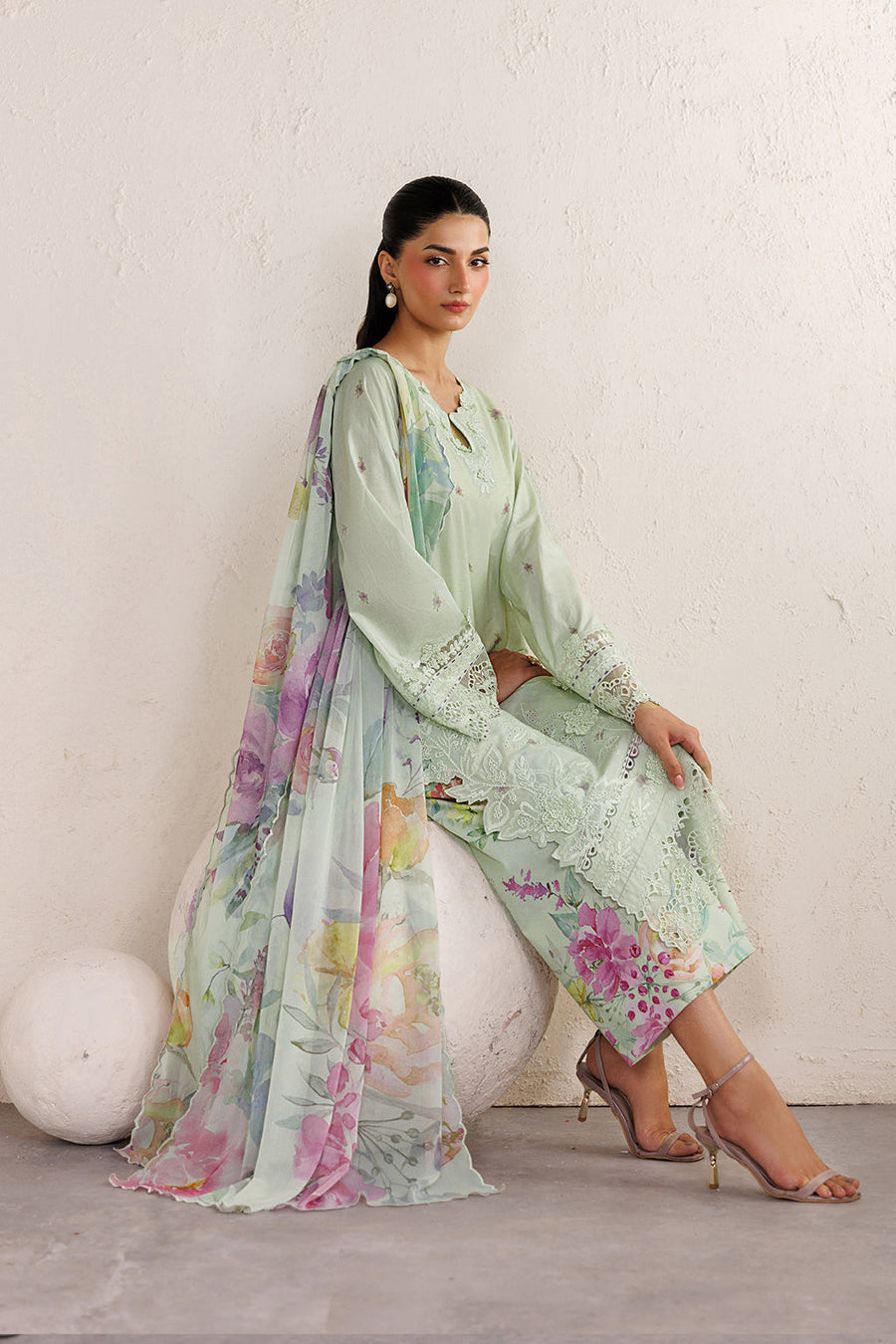 IZNIK Festive Lawn Unstitched Embroidered 3Pc Suit IBE-06