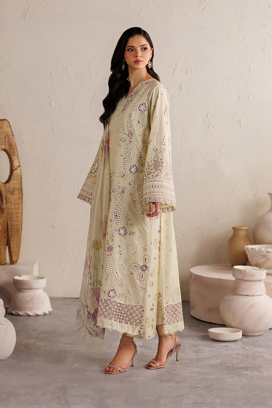 IZNIK Festive Lawn Unstitched Embroidered 3Pc Suit IBE-08