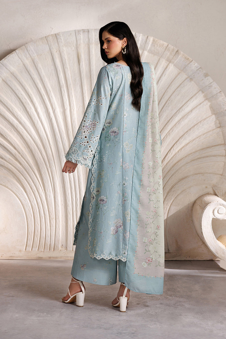 IZNIK Festive Lawn Unstitched Embroidered 3Pc Suit IBE-10