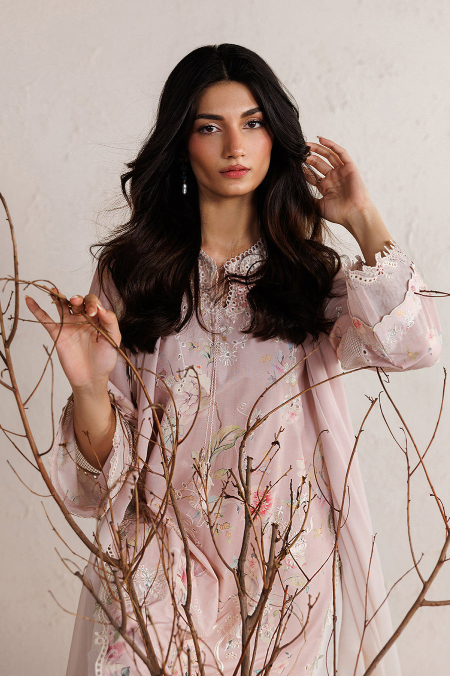 IZNIK Festive Lawn Unstitched Embroidered 3Pc Suit IBE-12