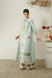 Zariya Zaira Embroidered Luxury Lawn Unstitched 3Pc Suit ZB6S107 IDALIA