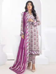 Regalia Identic Separates Unstitched Printed Lawn 3Pc Suit IDS10-1