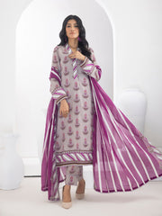 Regalia Identic Separates Unstitched Printed Lawn 3Pc Suit IDS10-1