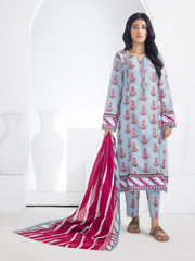 Regalia Identic Separates Unstitched Printed Lawn 3Pc Suit IDS10-6