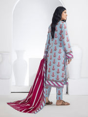 Regalia Identic Separates Unstitched Printed Lawn 3Pc Suit IDS10-6