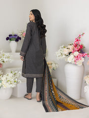 Regalia Identic Separates Unstitched Printed Lawn 3Pc Suit IDS10-7