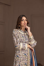 Regalia Identic Separates Printed Lawn Unstitched 3Pc Suit IDS21-01